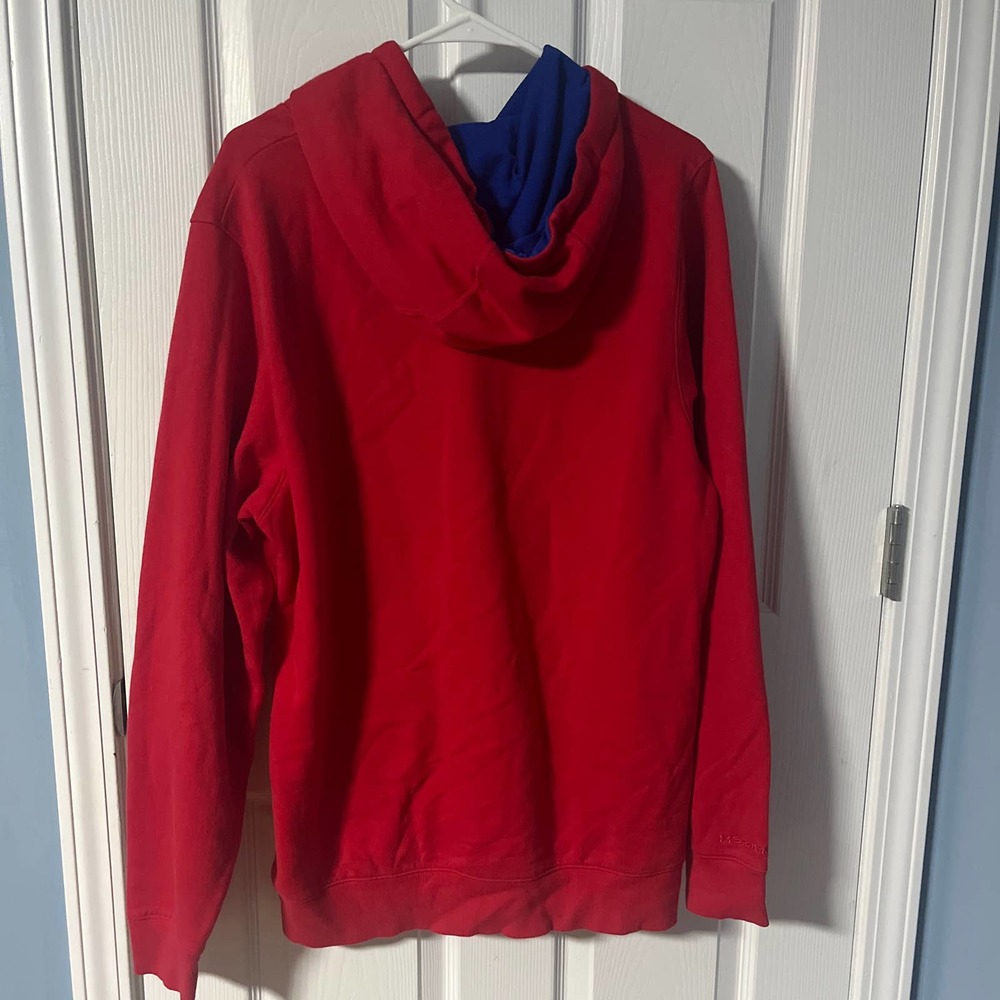 Men's Under Amour Red Hoodie -L - Picture 2 of 4